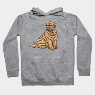 Dog - Shar-Pei - Fawn Hoodie